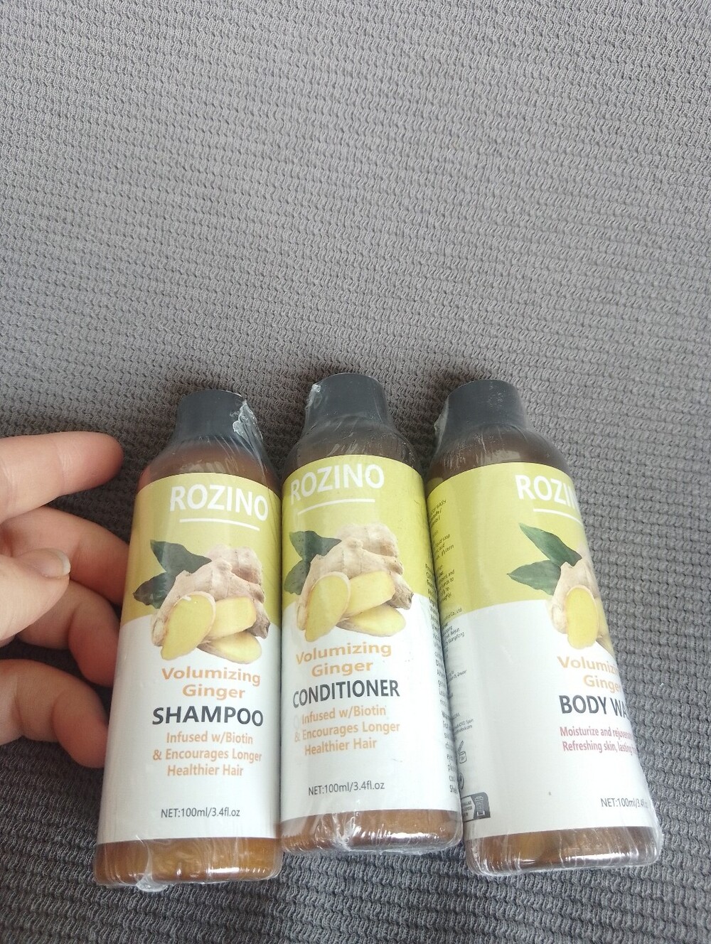 Rozino Body Wash Shampoo And Conditioner